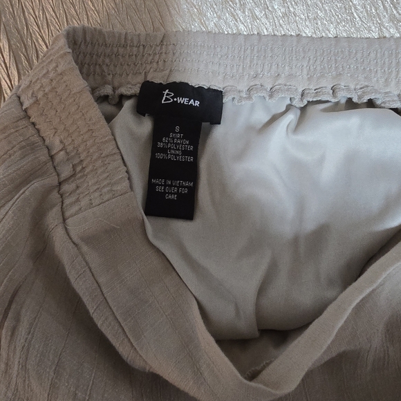 Bwear Gray Wrap Skirt Asymmetrical Casual - Picture 4 of 12